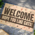 Welcome - Hope You Like Cats Doormat