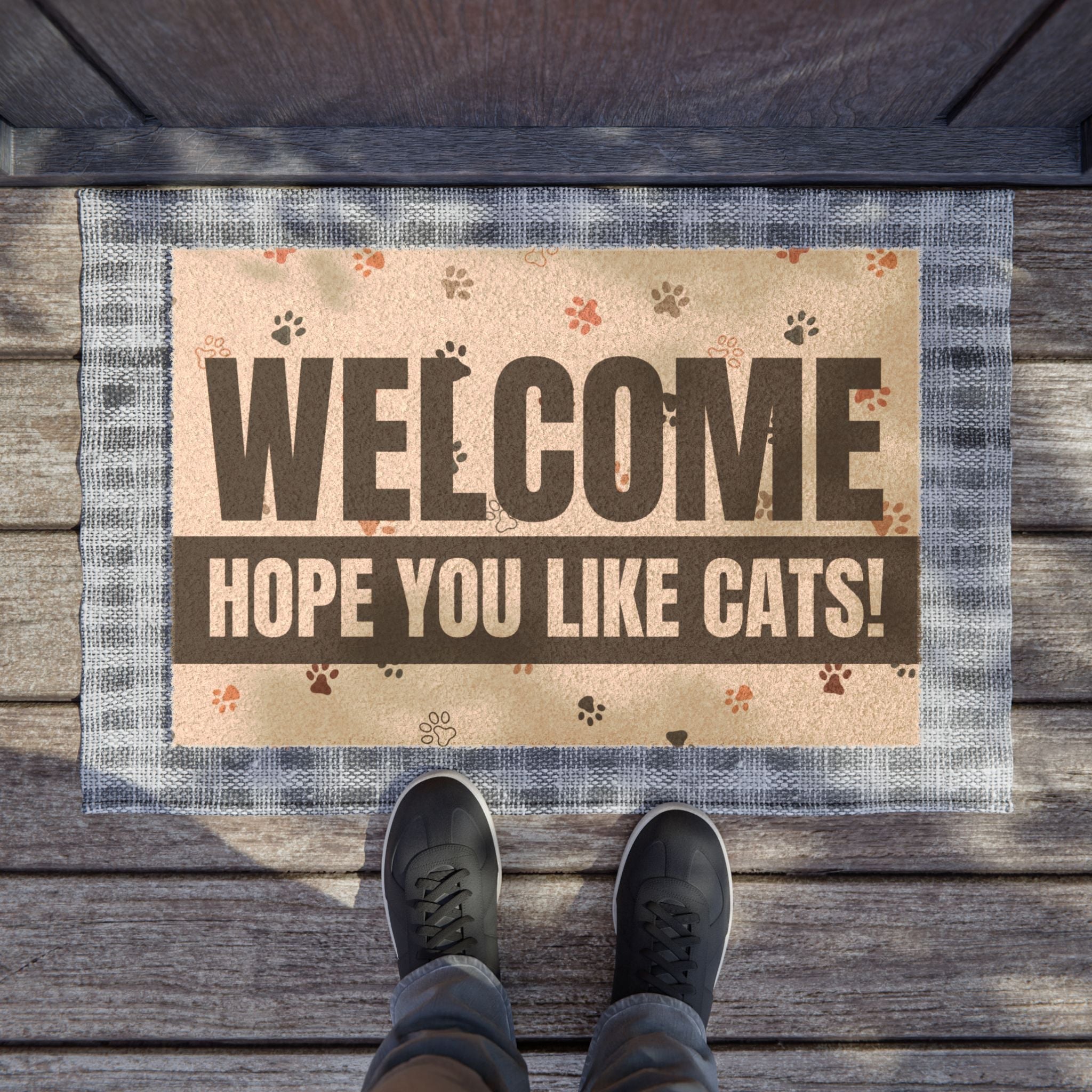 Welcome - Hope You Like Cats Doormat