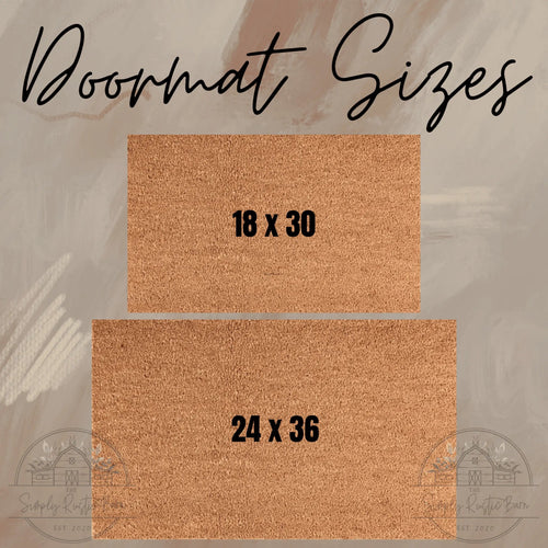 A Crazy Cat Lady Lives Here Doormat