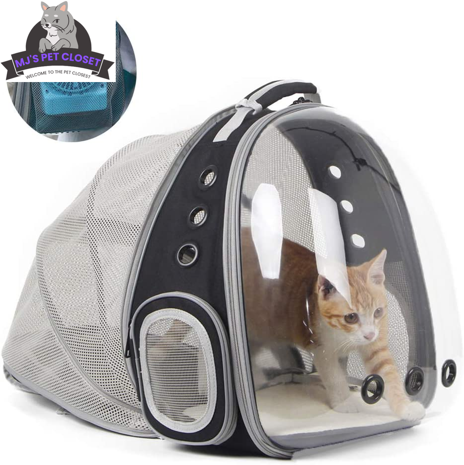 🚀✨ Cat Bubble Backpack with Fan - Perfect for Your Furry Astronaut! 🐾🐱 Fits Cats & Small Puppies up to 12 lbs! 🌌💖